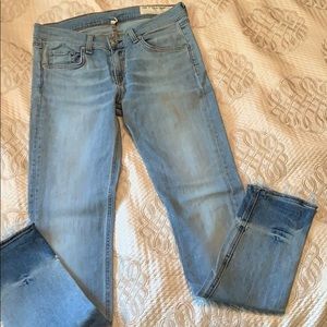 Rag and Bone 27 Portland Wash Skinny Jean